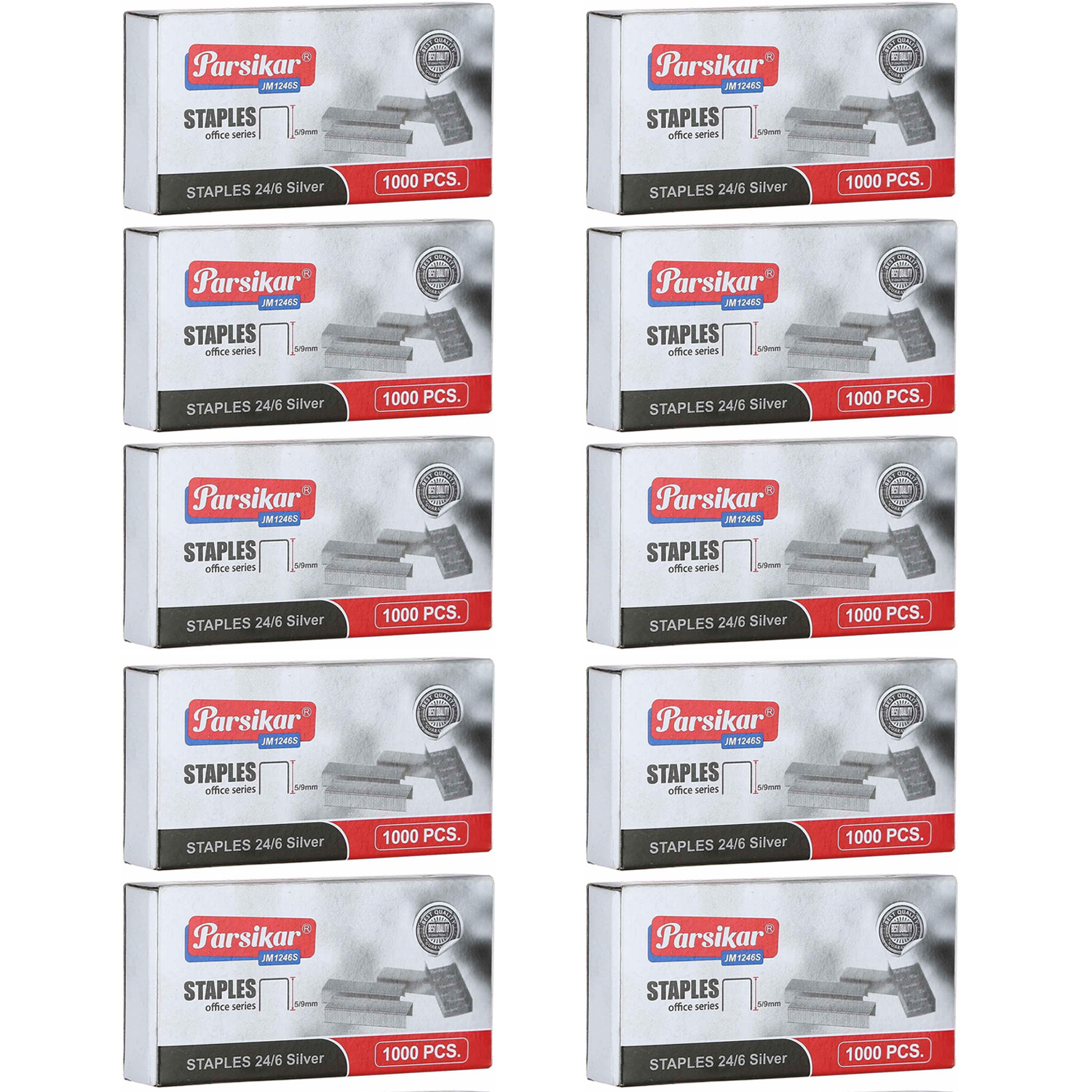 سوزن منگنه پارسیکار مدل silver کد 24-6 بسته 10 عددی
