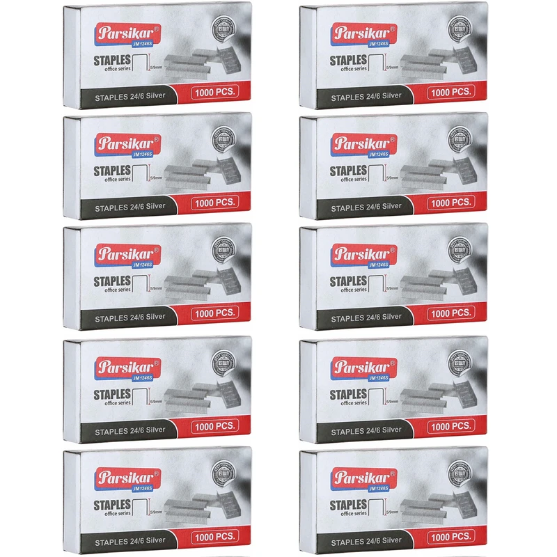 سوزن منگنه پارسیکار مدل silver کد 24-6 بسته 10 عددی