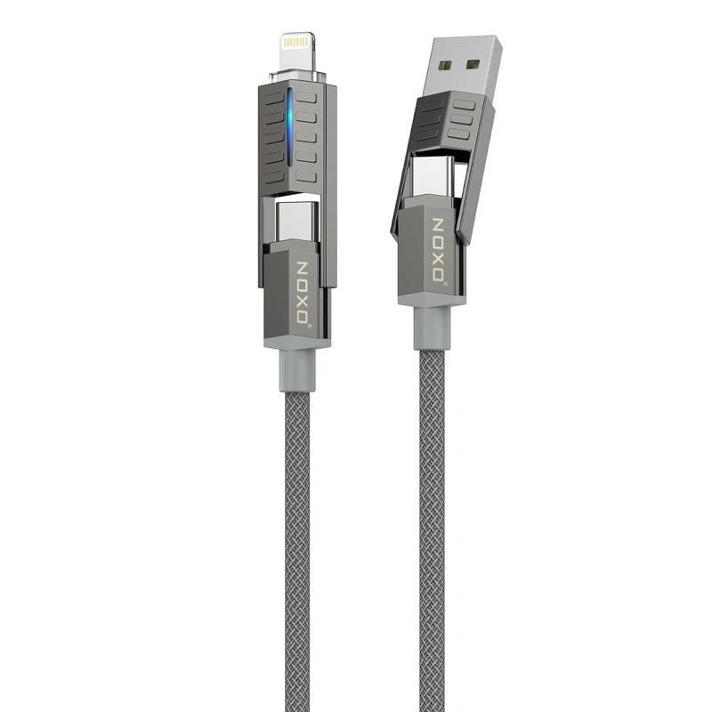 کابل تبدیل USB‑A به USB‑C /لایتنینگ نوکسو مدل 60W CN‑11 طول 1.2 متر