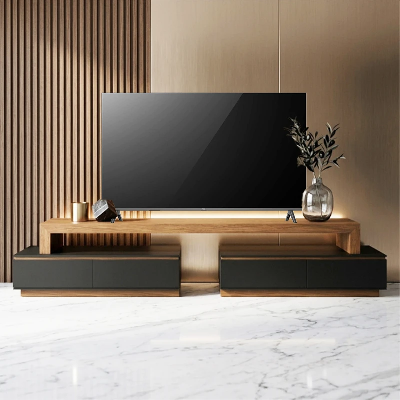میز تلویزیون مدل چند تکه MDF کد 00110 مناسب برای تلویزیون تا 75 اینچ