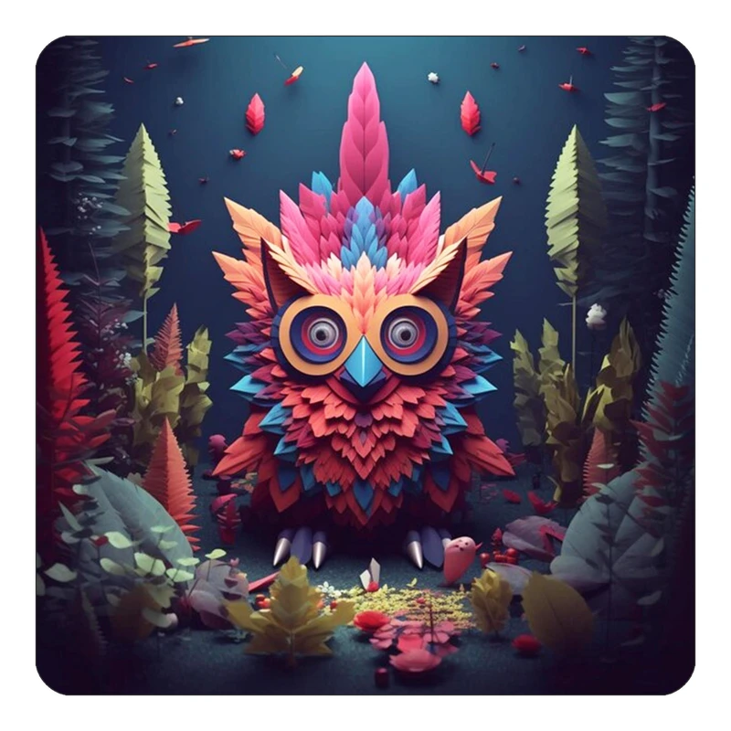 مگنت کاکتی طرح حیوانات رنگی مدل mp25616