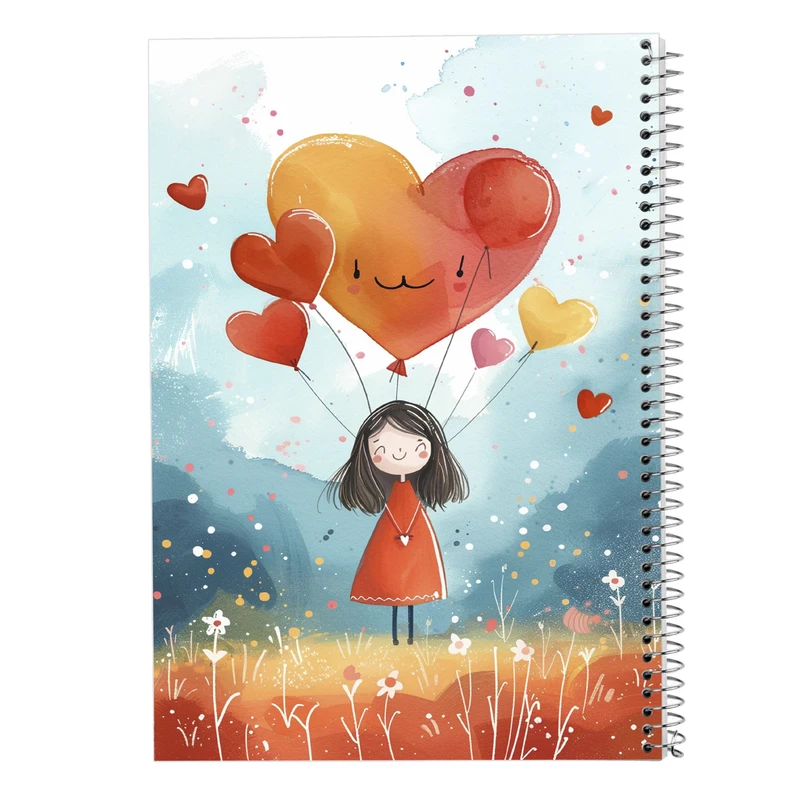 دفتر مشق 50 برگ مدوپد مدل دخترانه کد DF15843