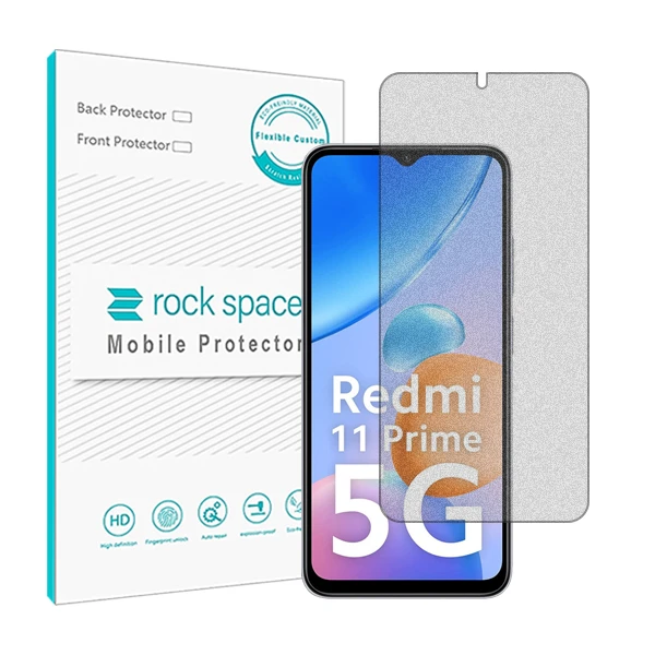 محافظ صفحه نمایش مات راک اسپیس مدل HyMTT مناسب برای گوشی موبایل شیائومی Redmi 11 Prime 5G