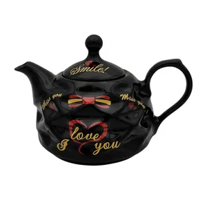 قوری مدل مشبک کد 11103xiloveyou گنجایش 600 میلی لیتر