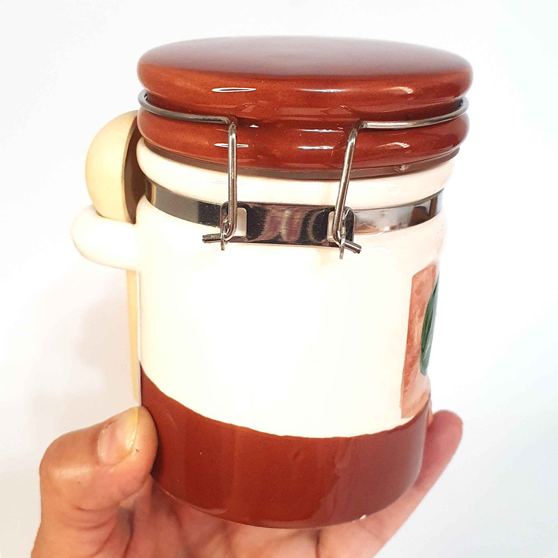 ست جا ادویه دنیلی طرح برگ کد V4-190LeaveX2 مجموعه 2 عددی