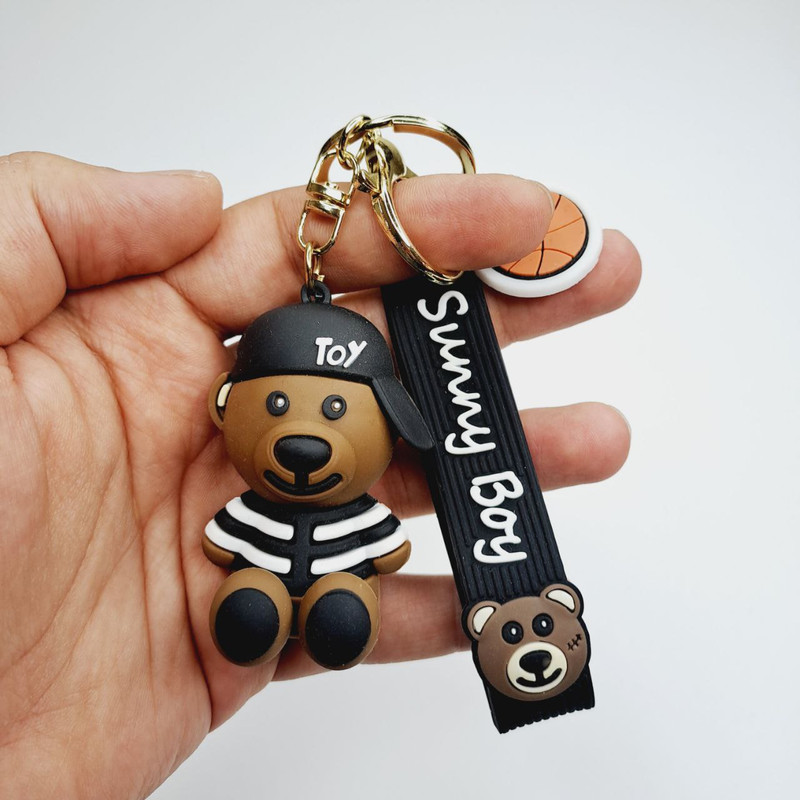 جاکلیدی مدل خرس تدی طرح بسکتبالی کد HT-110