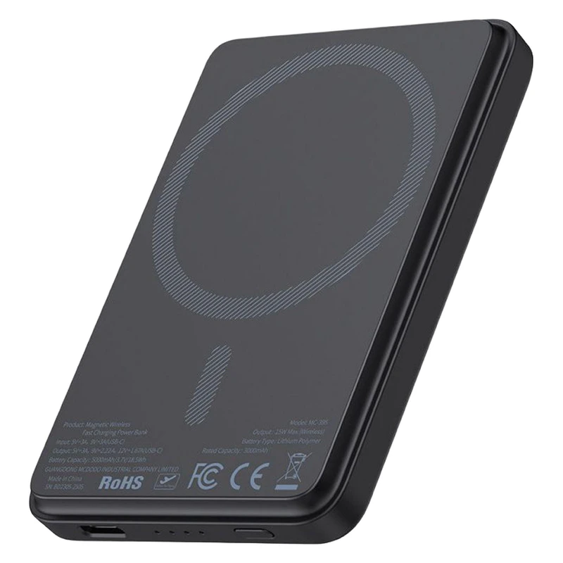 پاوربانک مک دودو مدل MC-395 ظرفیت 5000 میلی آمپر ساعت