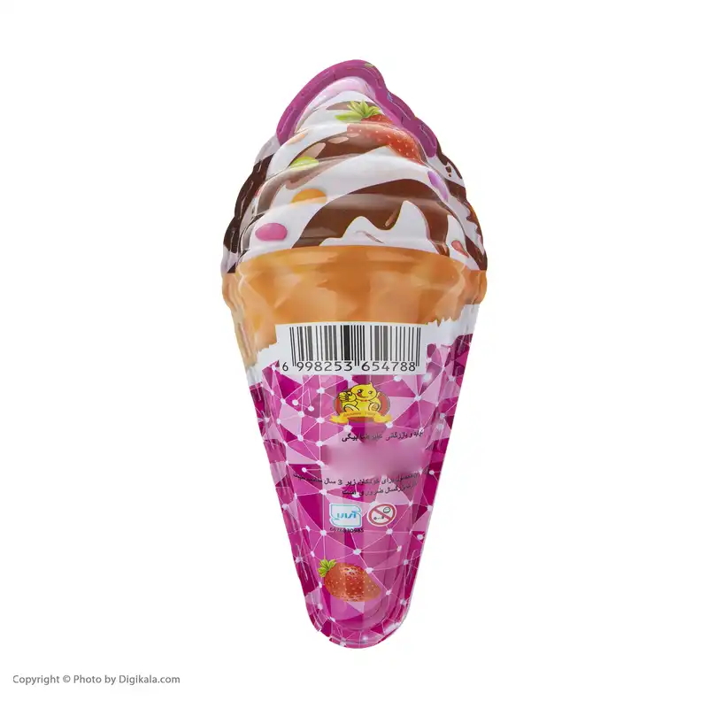 اسباب بازی شانسی قندی تویز مدل بستنی صورتی