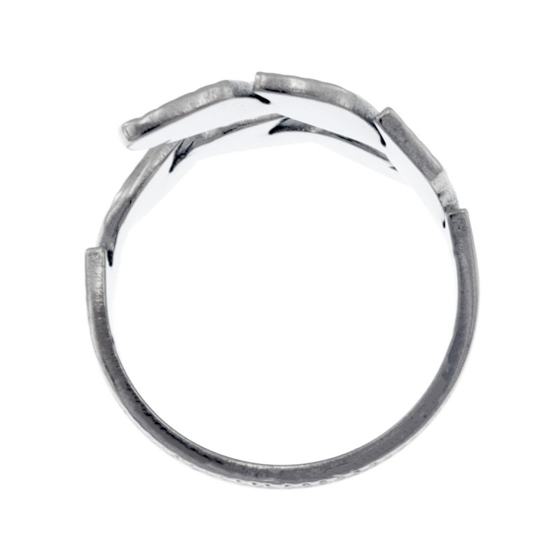 انگشتر زنانه برانت طرح پر پرنده انگشتر زنانه برانت طرح پر پرنده