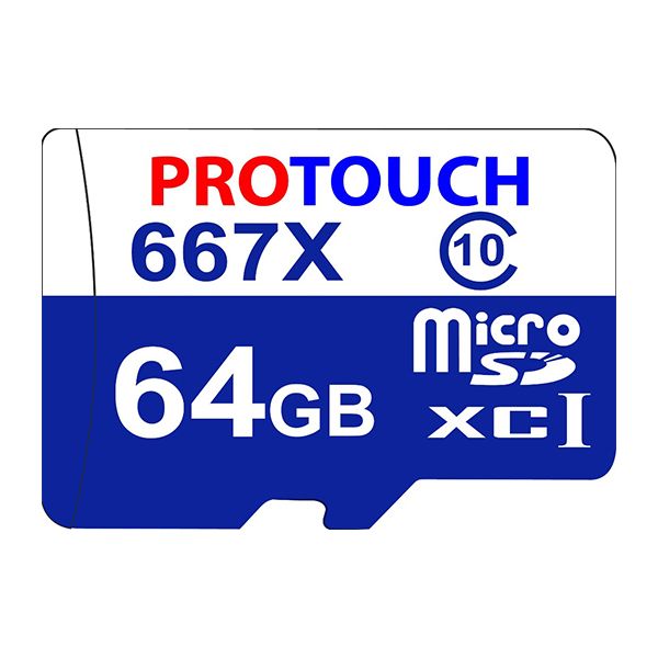 کارت حافظه‌ microSDXC پروتاچ مدل Ultra کلاس 10 استاندارد UHS-1 U1 سرعت 100MBps ظرفیت 64 گیگابایت