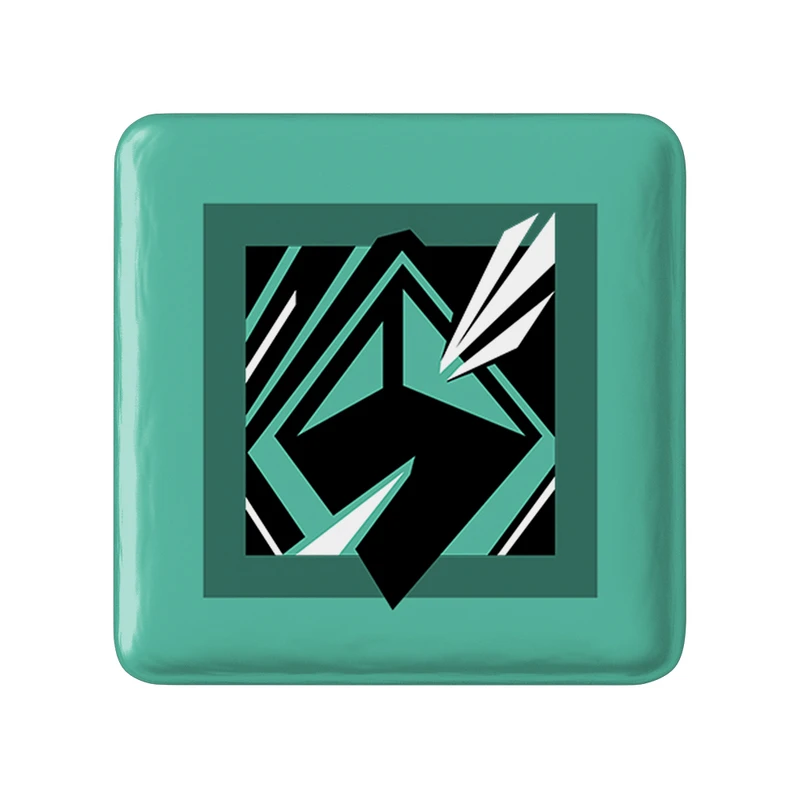 پیکسل خندالو طرح  sens بازی رینبو سیکس سیج  مدل مربعی کد 30369