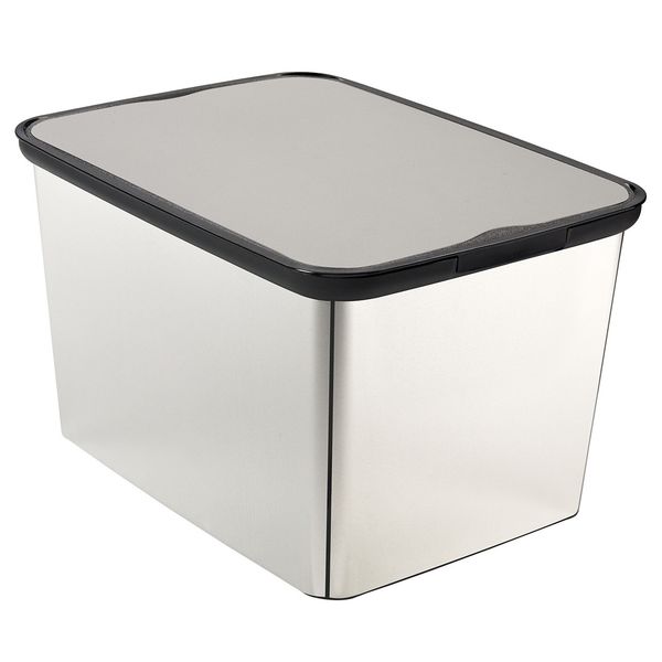 جعبه دکوری لبه دار کرور مدل Silver سایز بزرگ جعبه دکوری لبه دار کرور مدل Silver سایز بزرگ