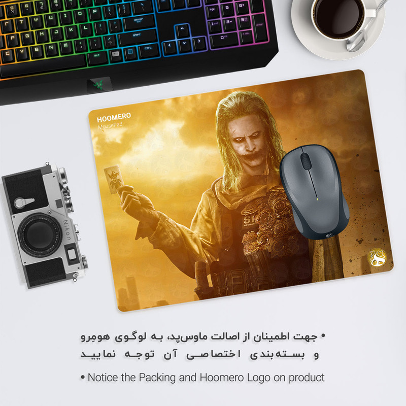 ماوس پد هومرو مدل A2720 طرح جوکر 1