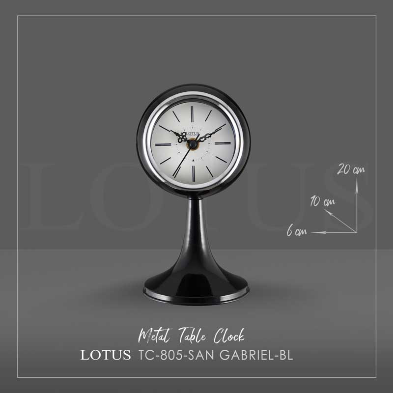 ساعت رومیزی لوتوس مدل TC-805-BL-SAN GABRIEL