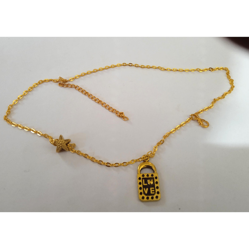 پابند زنانه مدل قفل و ستاره