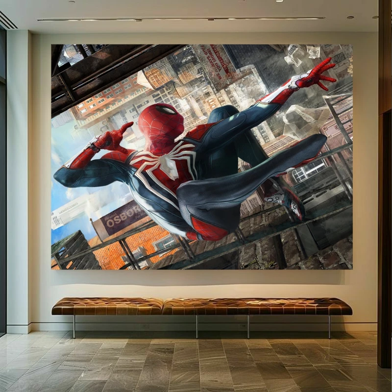 پوستر طرح مخمل گیم مدل اسپایدرمن کد BK24327