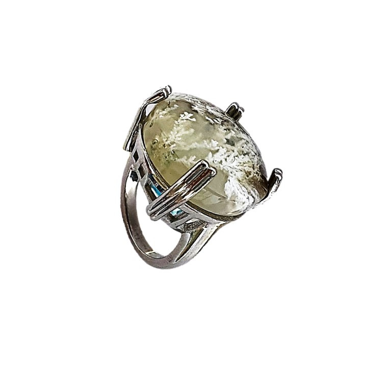 انگشتر نقره زنانه مدل شجر بهاری کد glsr-25100 انگشتر نقره زنانه مدل شجر بهاری کد glsr-25100