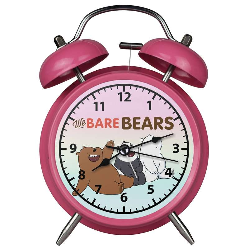 ساعت رومیزی طرح انیمیشن خرس های پچول We Bare Bears کد 10056