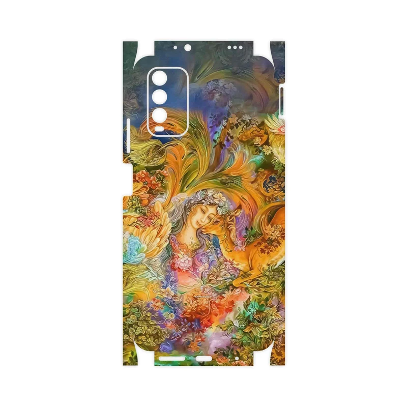 برچسب پوششی ماهوت مدل Persian miniature 3-FullSkin مناسب برای گوشی موبایل شیائومی Redmi 9T