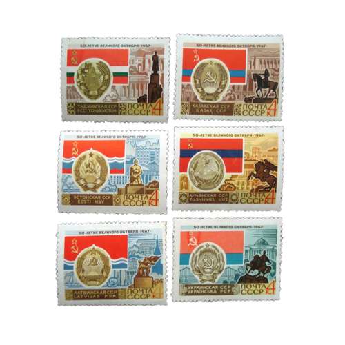 تمبر یادگاری مدل تاریخی کد DS4850 مجموعه 6 عددی