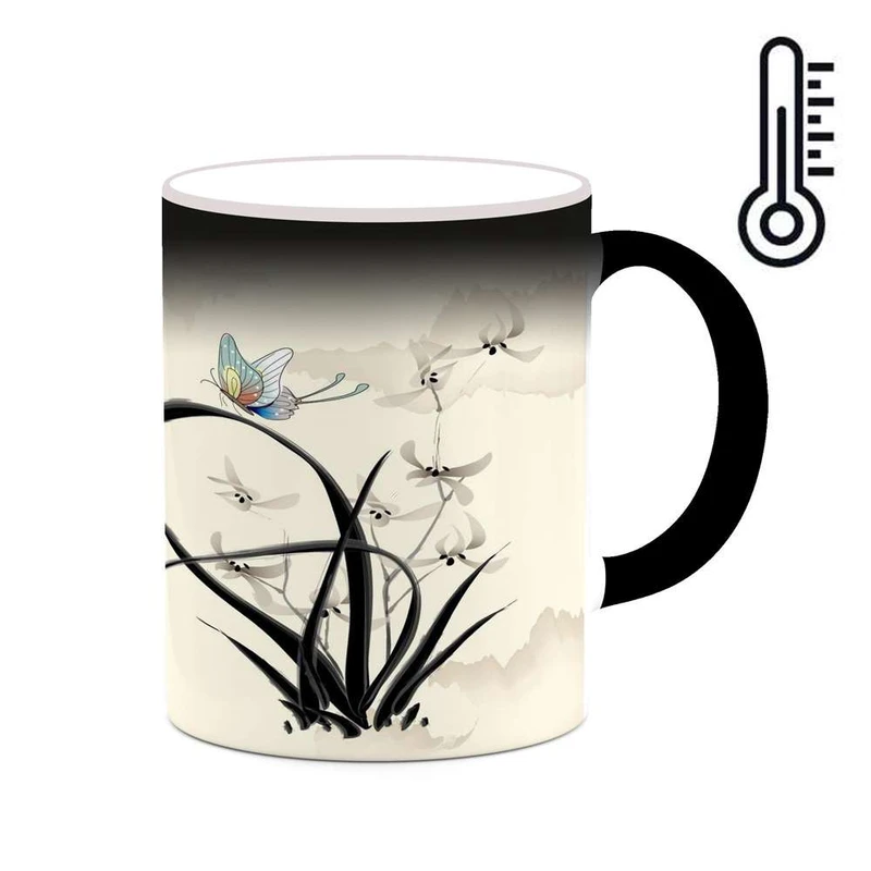 ماگ حرارتی کاکتی مدل نقاشی کارتونی کد mgh18710