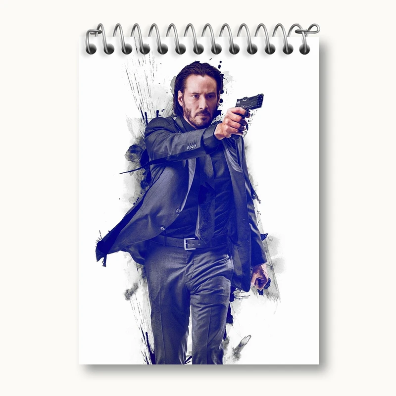 دفتر یادداشت 50 برگ خندالو مدل جان ویک John Wick کد 28553