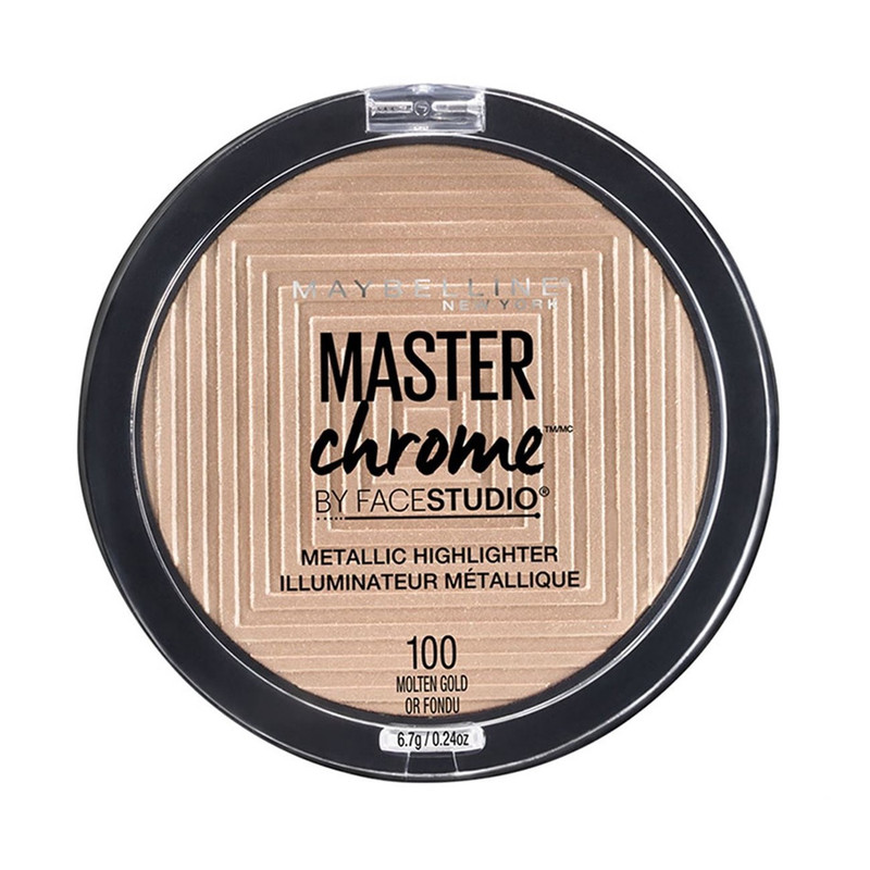 هایلایتر میبلین مدل master chrome شماره 100 هایلایتر میبلین مدل master chrome شماره 100