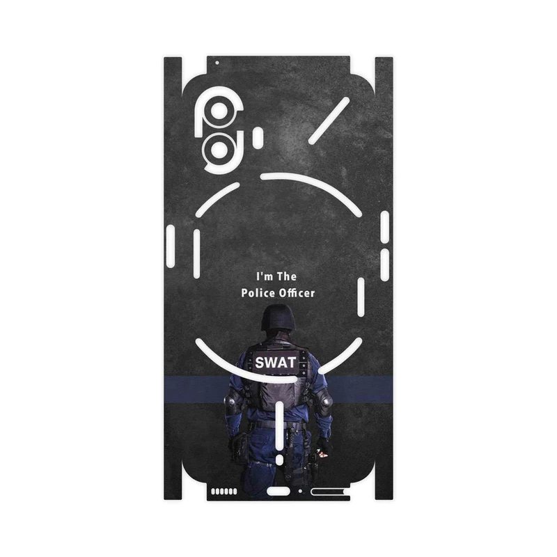 برچسب پوششی ماهوت مدل Police Officer-FullSkin مناسب برای گوشی موبایل ناتینگ Phone 2
