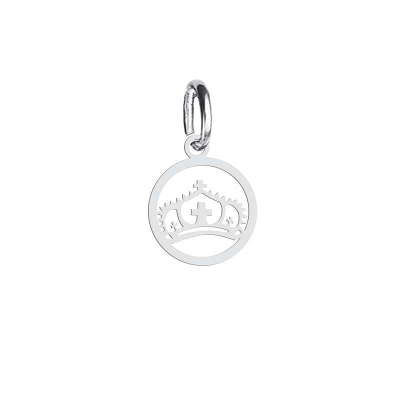 آویز گردنبند نقره هایکا طرح تاج مدل n.ha64 2 در وبزینر آویز گردنبند نقره هایکا طرح تاج مدل n.ha64