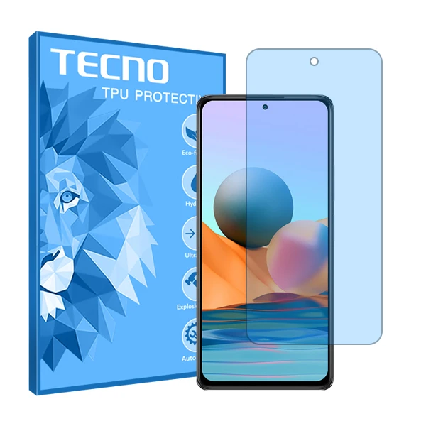 محافظ صفحه نمایش ضد اشعه آبی تکنو مدل HyBLU مناسب برای گوشی موبایل شیائومی Redmi Note 10 Pro (China)