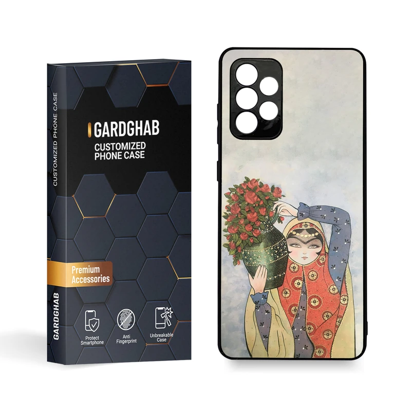 کاور گارد قاب مدل دخترانه مناسب برای گوشی موبایل سامسونگ Galaxy A72