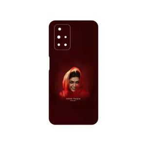 MAHOOT Portrait of an Indian Woman Cover Sticker for Xiaomi Redmi 10