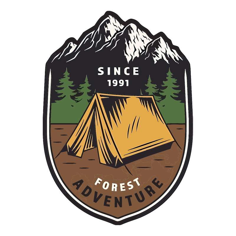 استیکر خودرو پویا مارکت طرح کمپ کد 2808