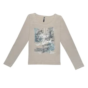 تی شرت آستین بلند زنانه مدل 6767