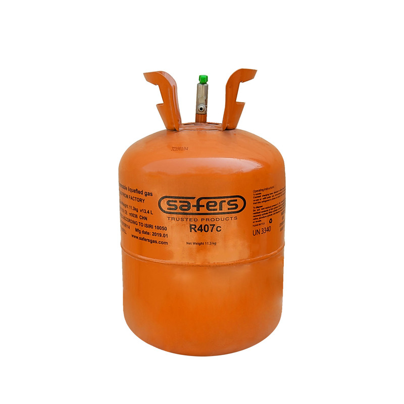      گاز کولر سیفرز مدل R407c وزن 11.3 کیلوگرم