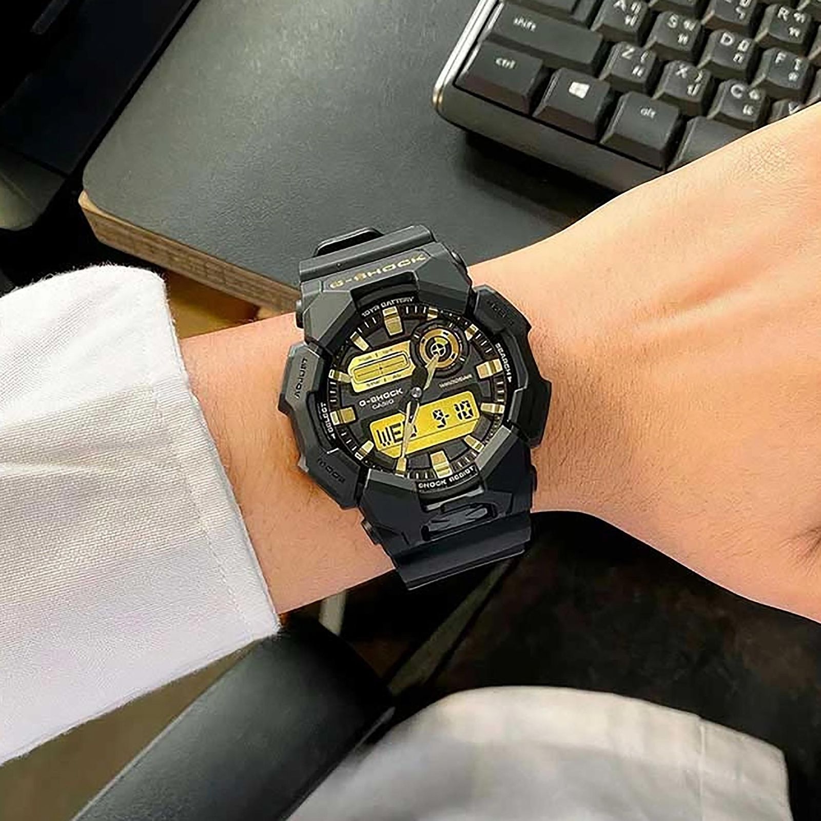 ساعت مچی عقربه‌ای کوارتز مردانه کاسیو مدل GA-010GB-1A9 -  - 3