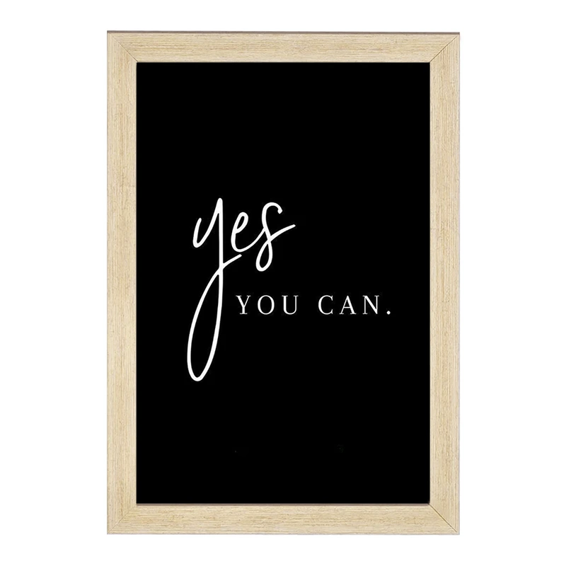 تابلو خندالو مدل Yes You Can کد F1254