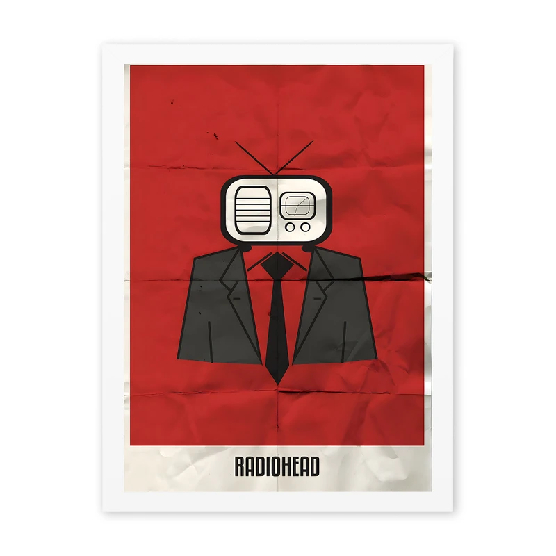 تابلو مدل دکوراتیو طرح ریدیوهد کد 1168 فریم سفید