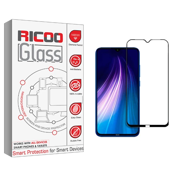 محافظ صفحه نمایش ریکوو مدل +HD مناسب برای گوشی موبایل شیائومی Redmi Note 8