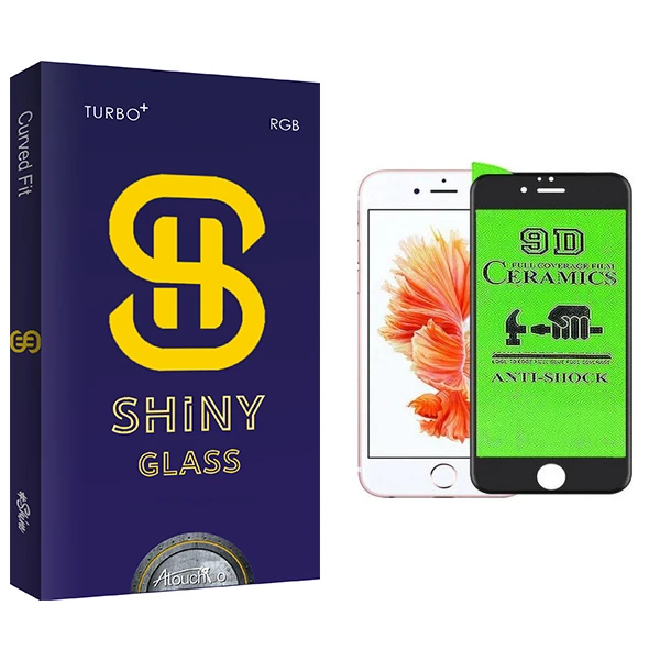 محافظ صفحه نمایش 9D آتوچبو مدل Shiny مناسب برای گوشی موبایل اپل iphone 6 / 6s