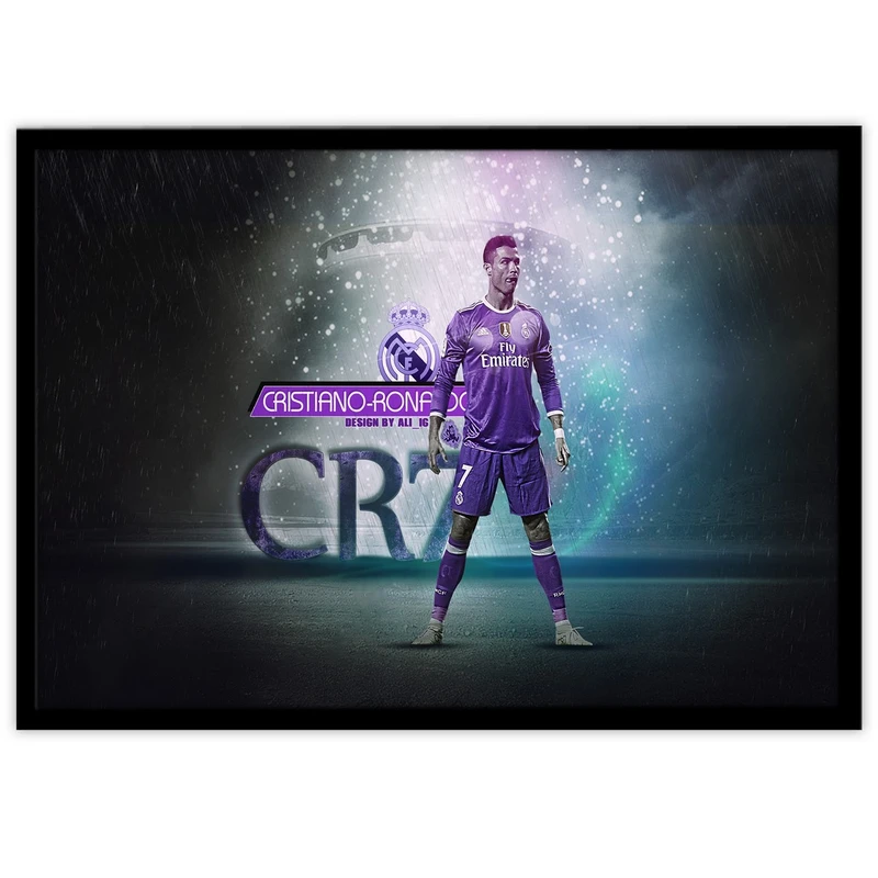 تابلو نوری بکلیت طرح فوتبالیست کریستین رونالدو مدل B-8785