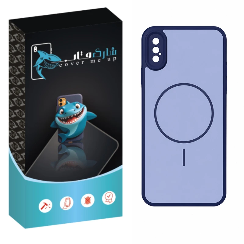 کاور شارک قاب مدل بیسیک مناسب برای گوشی موبایل اپل Iphone X / XS
