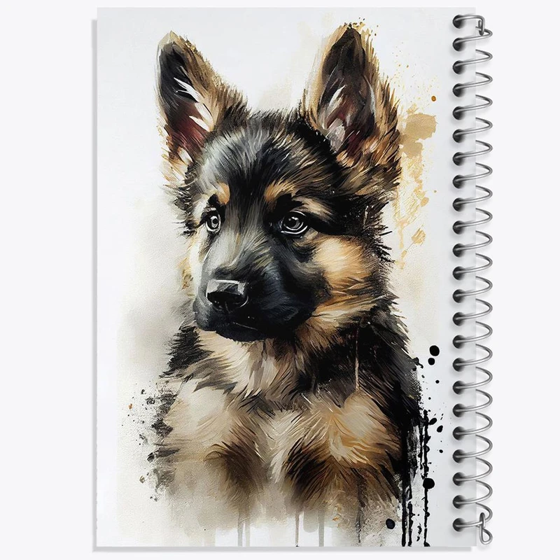 دفتر ژورنال نویسی 50 برگ خندالو مدل نقطه ای طرح سگ کد 28339