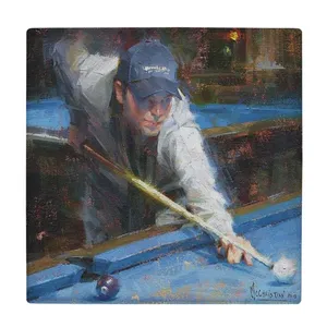 کاشی کارنیلا طرح بیلیارد باز مدل لوحی کد klh1840