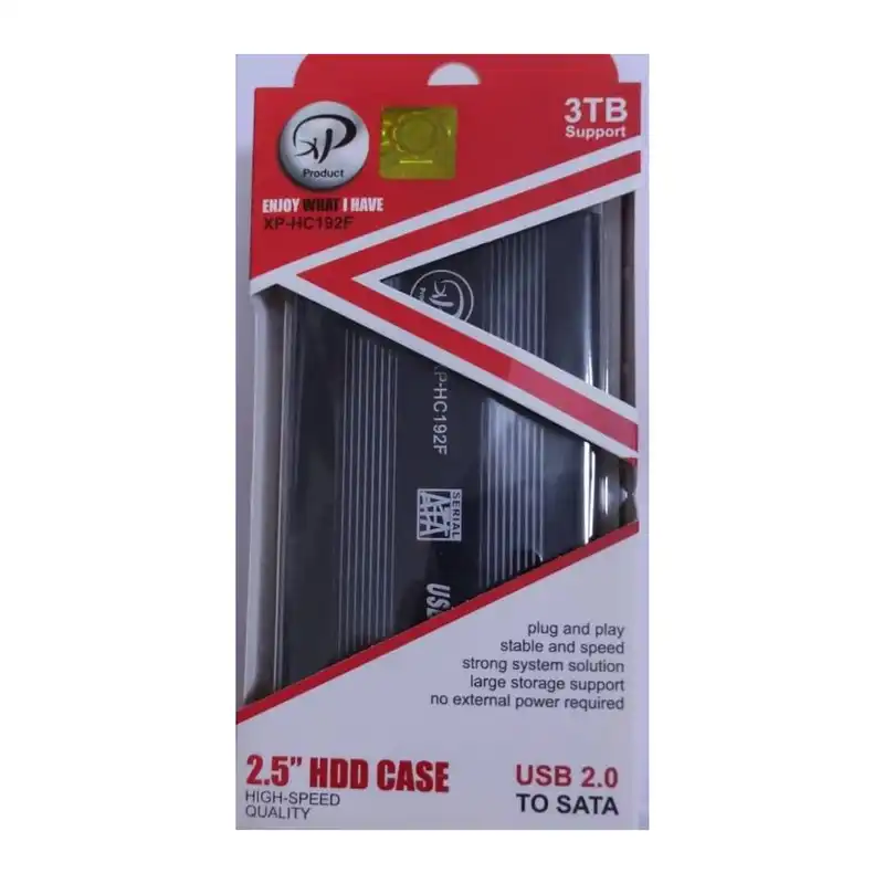 قاب هارد اکسترنال 2.5 اینچی ایکس پی پروداکت مدل XP-HC192F