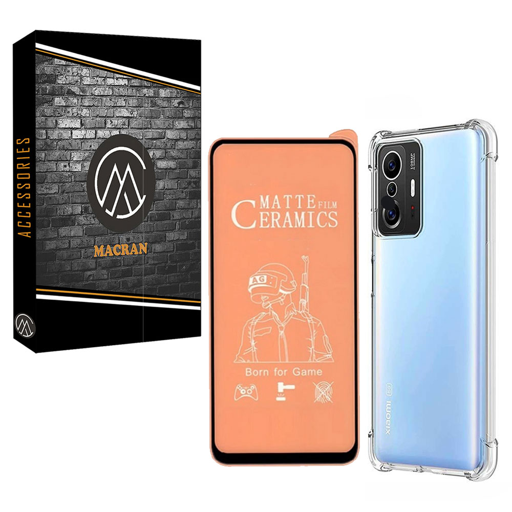 کاور ام سی ماکرن مدل CAPSL_CERMAT مناسب برای گوشی موبایل شیائومی Mi 11T / Mi 11T Pro به همراه محافظ صفحه نمایش