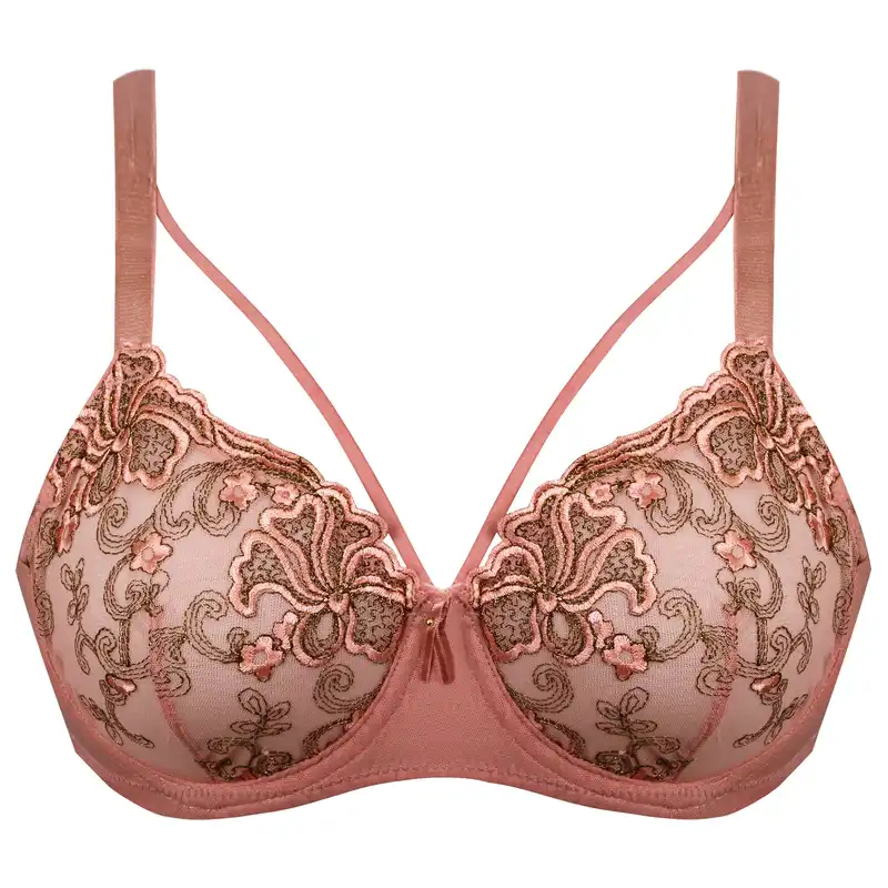 ست شورت و سوتین زنانه کارنا رز مدل گیپور کد 3374 رنگ گلبهی