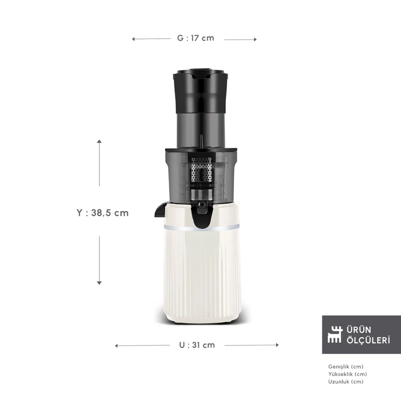 عکس شماره 2 : عصاره-گیر کاراجا مدل slow juicer