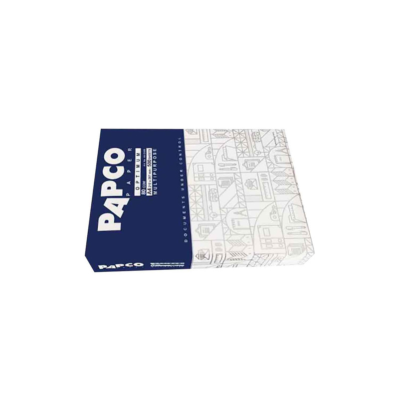 کاغذ A4 پاپکو مدل اپتیموم کد DR118 بسته 500 عددی