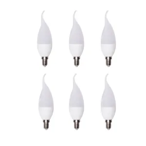 لامپ 7 وات دریان نور مدل اشکی کد ZS-3001 پایه E14 مجموعه 6 عددی